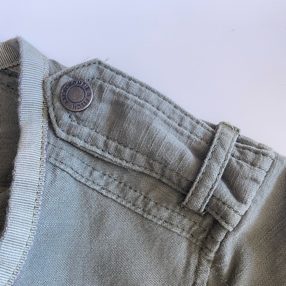 BNWT A&F Utility Military Cropped Fall Jacket - Picture 8 of 14